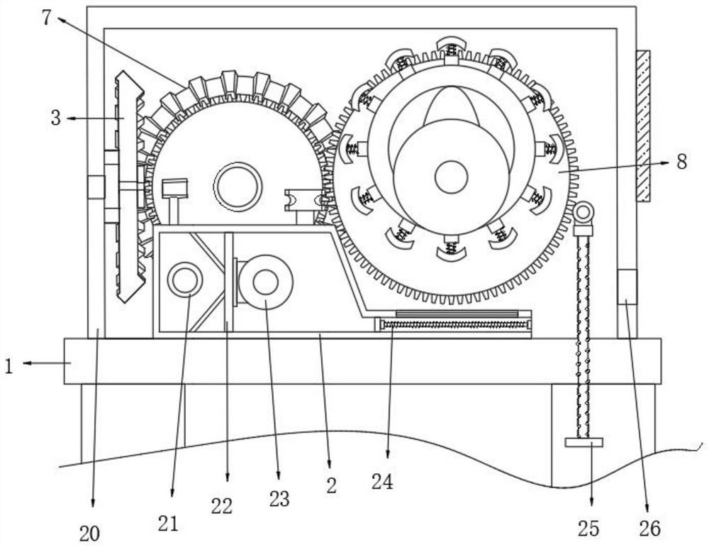 Natural color yarn processing device