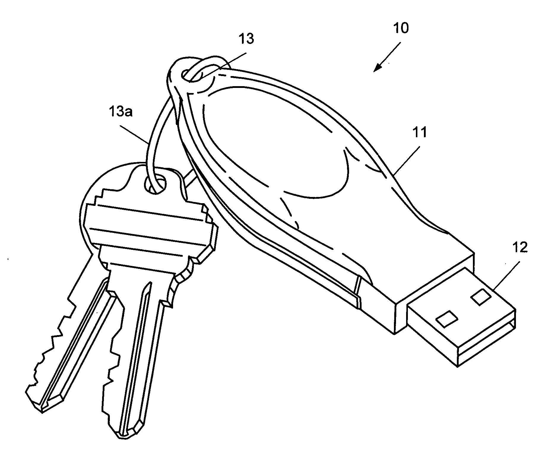 Mobile memory device with integrated applications and online services