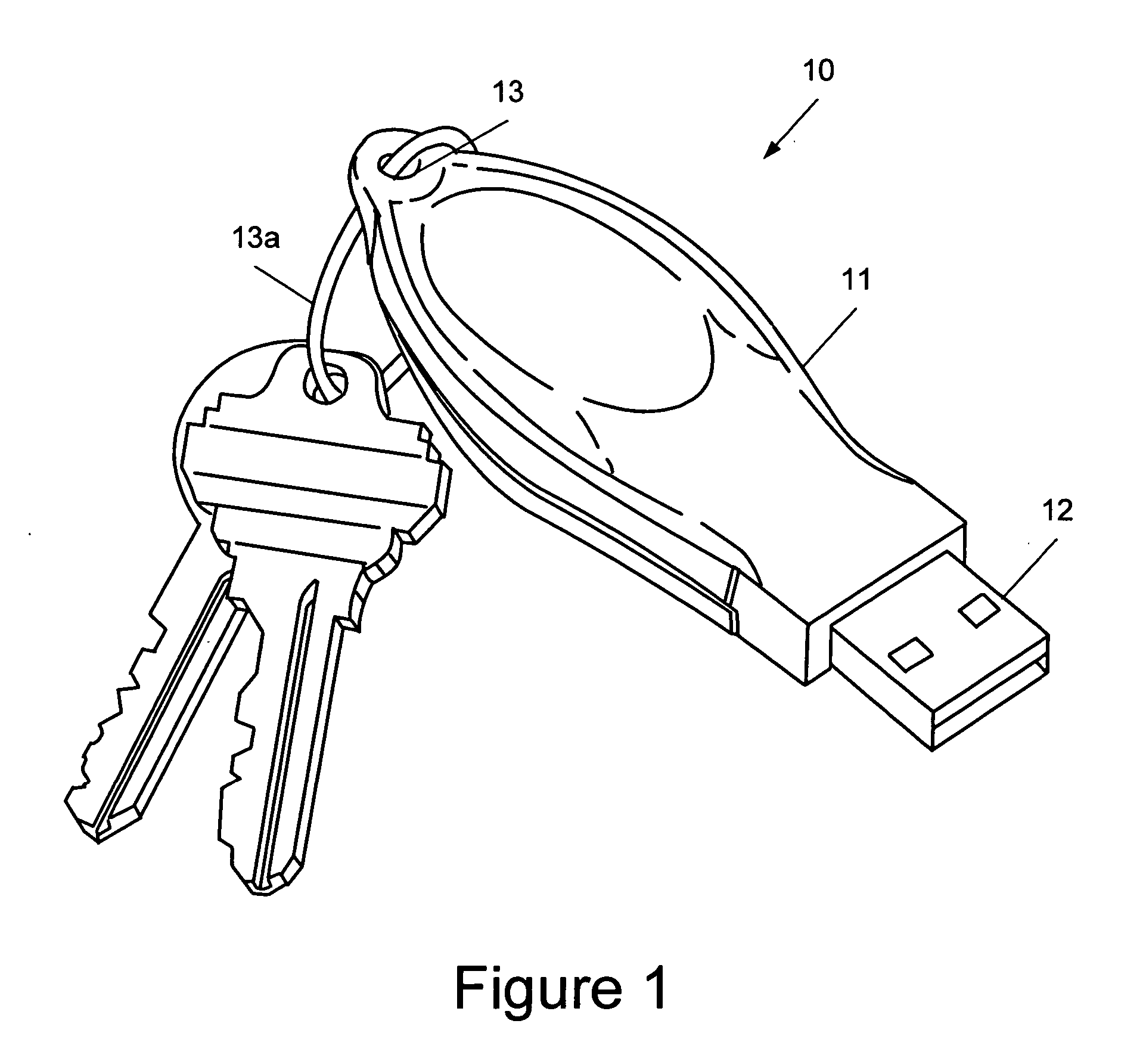 Mobile memory device with integrated applications and online services