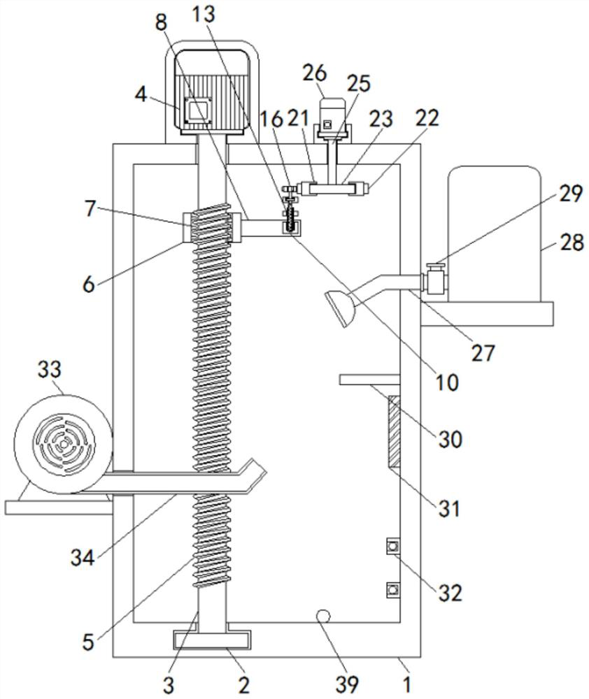 A kind of laboratory equipment cleaning and disinfection device