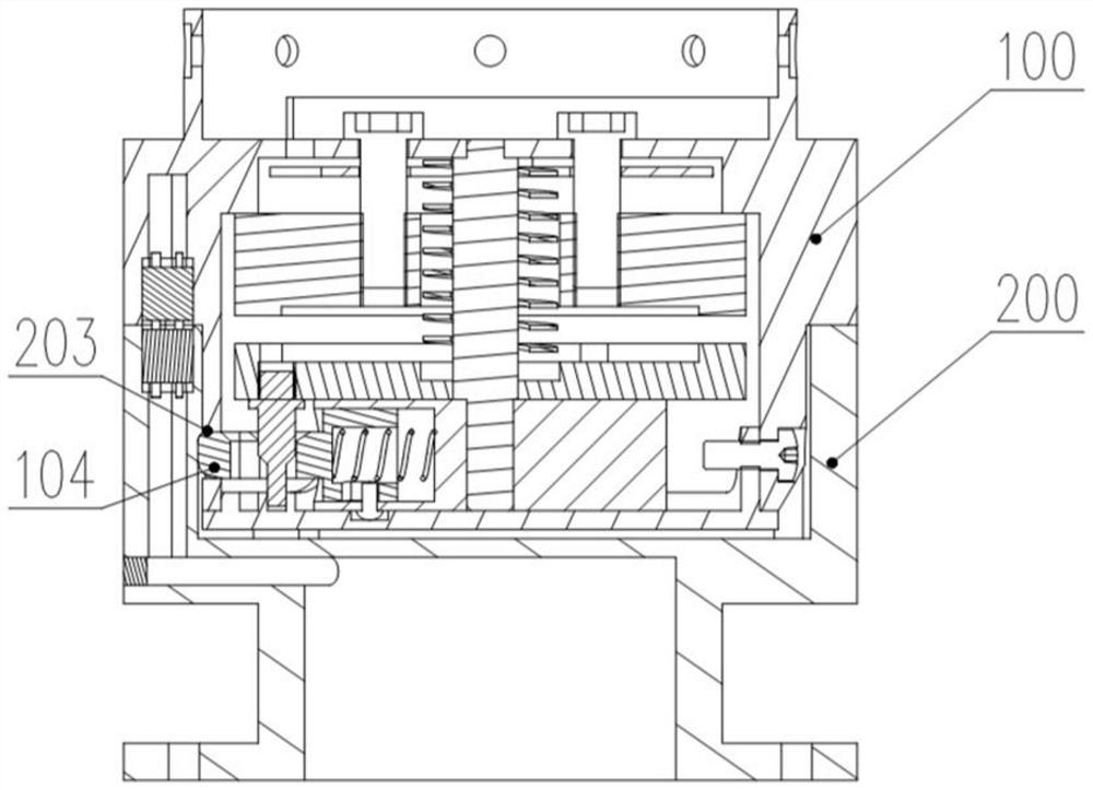 Linear electromagnetic control clamping jaw type robot tail end quick change device