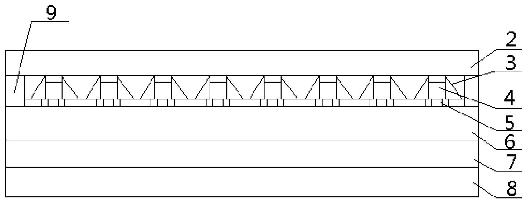 Capacitive touch screen and process for manufacturing same