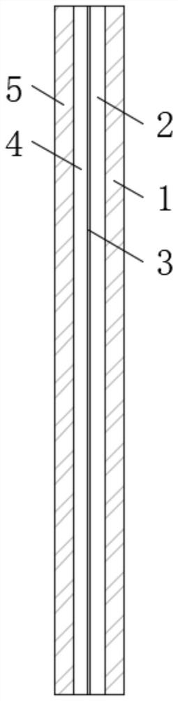 PVB (Polyvinyl Butyral) double-glass photovoltaic module structure and press-fitting process