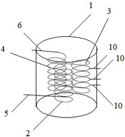 Gas pressure reducing valve and 3D printing manufacturing method thereof