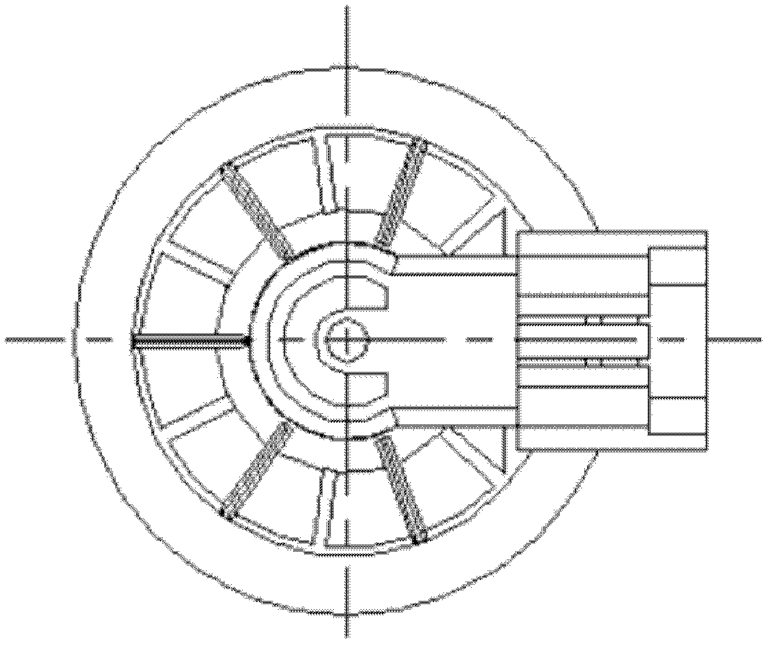 High-accuracy non-contact waste gas recirculation valve position sensor