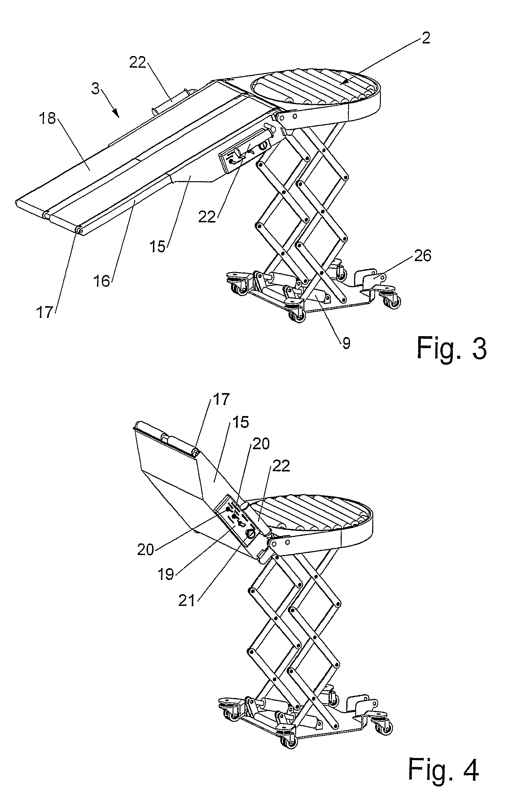 Loading and unloading apparatus