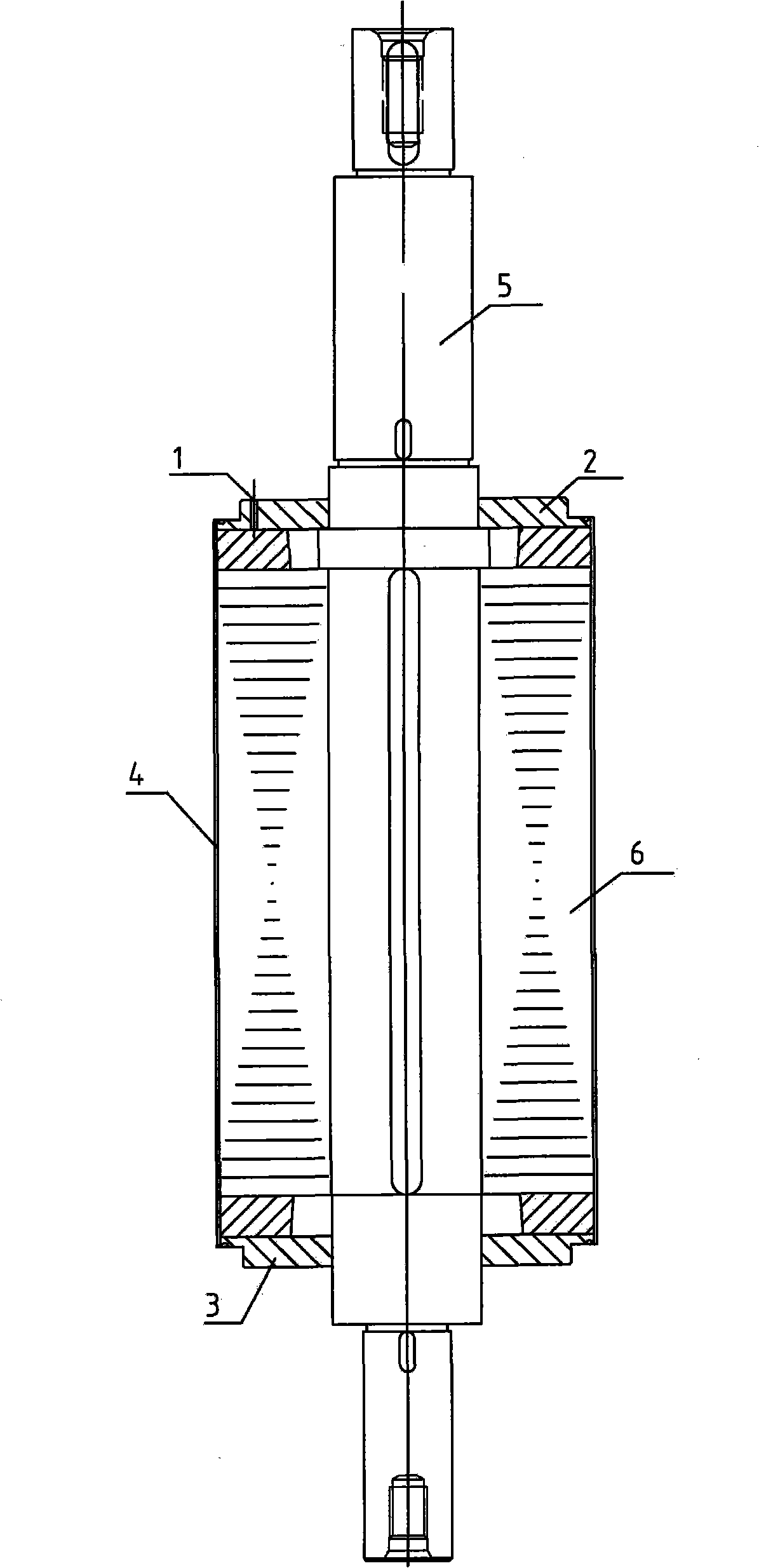 Machining method of shielding motor rotor