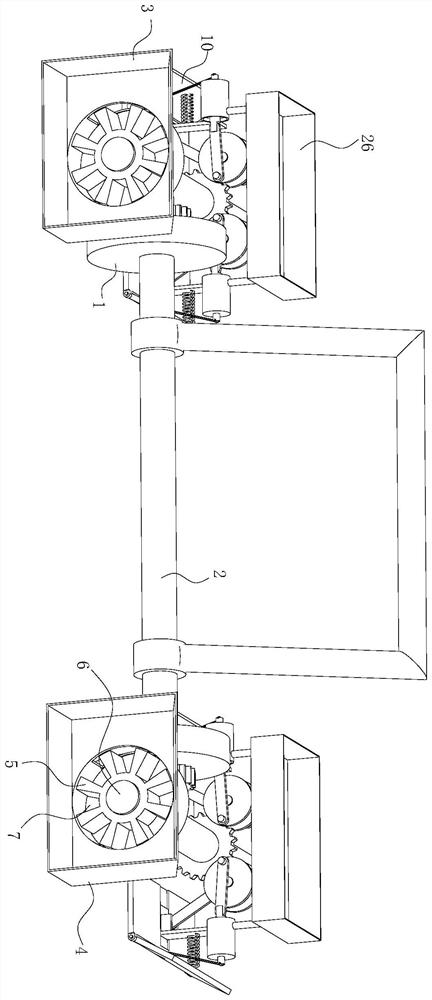 Equal-distance field reclamation and separation method for agricultural planting