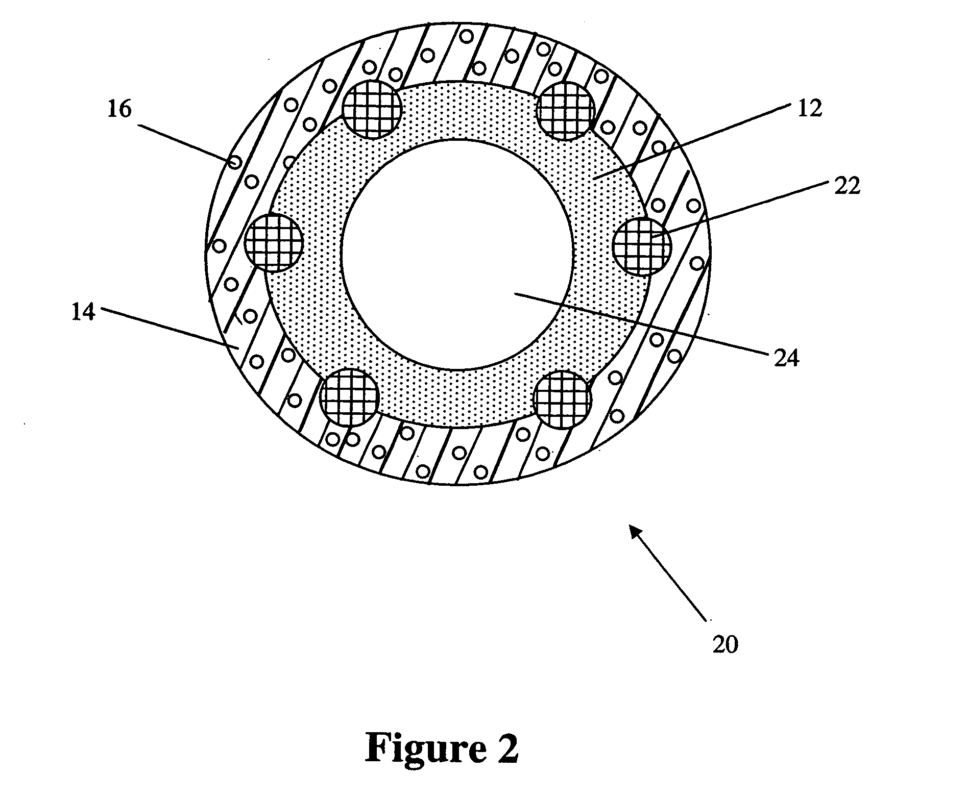 Composite vascular graft having bioactive agent