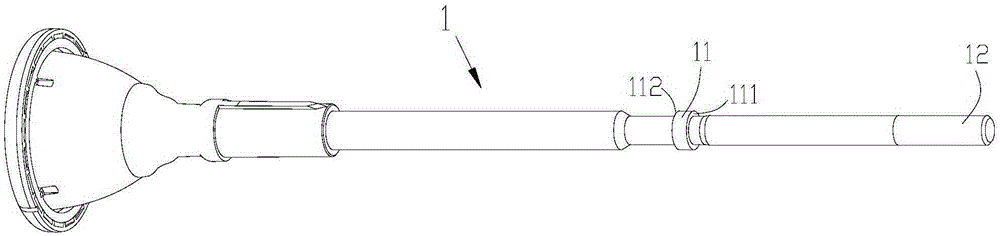 Circumcise anastomat with U-shaped seat locking mechanism