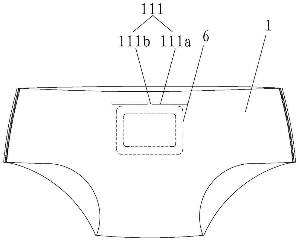 Production process of uterus warming sanitary pants