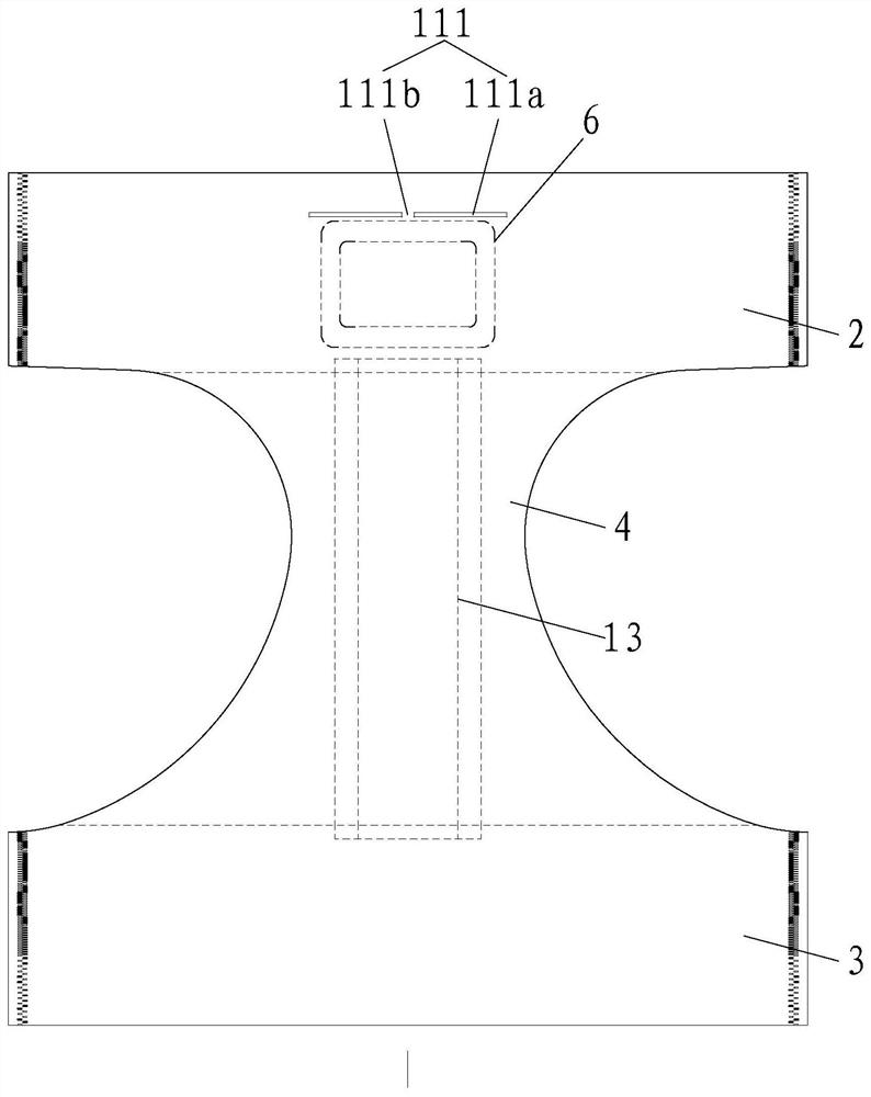 Production process of uterus warming sanitary pants