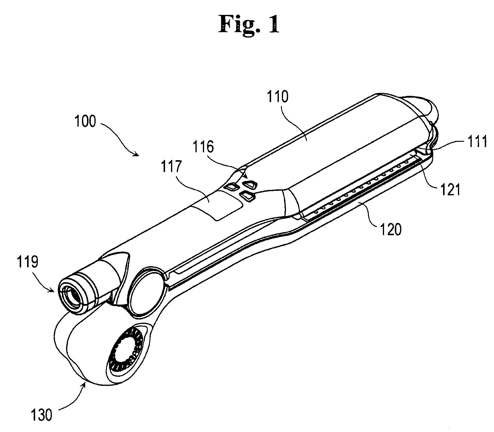 Portable hair iron utilizing anions and moisture to strengthen and reduce damage to hair