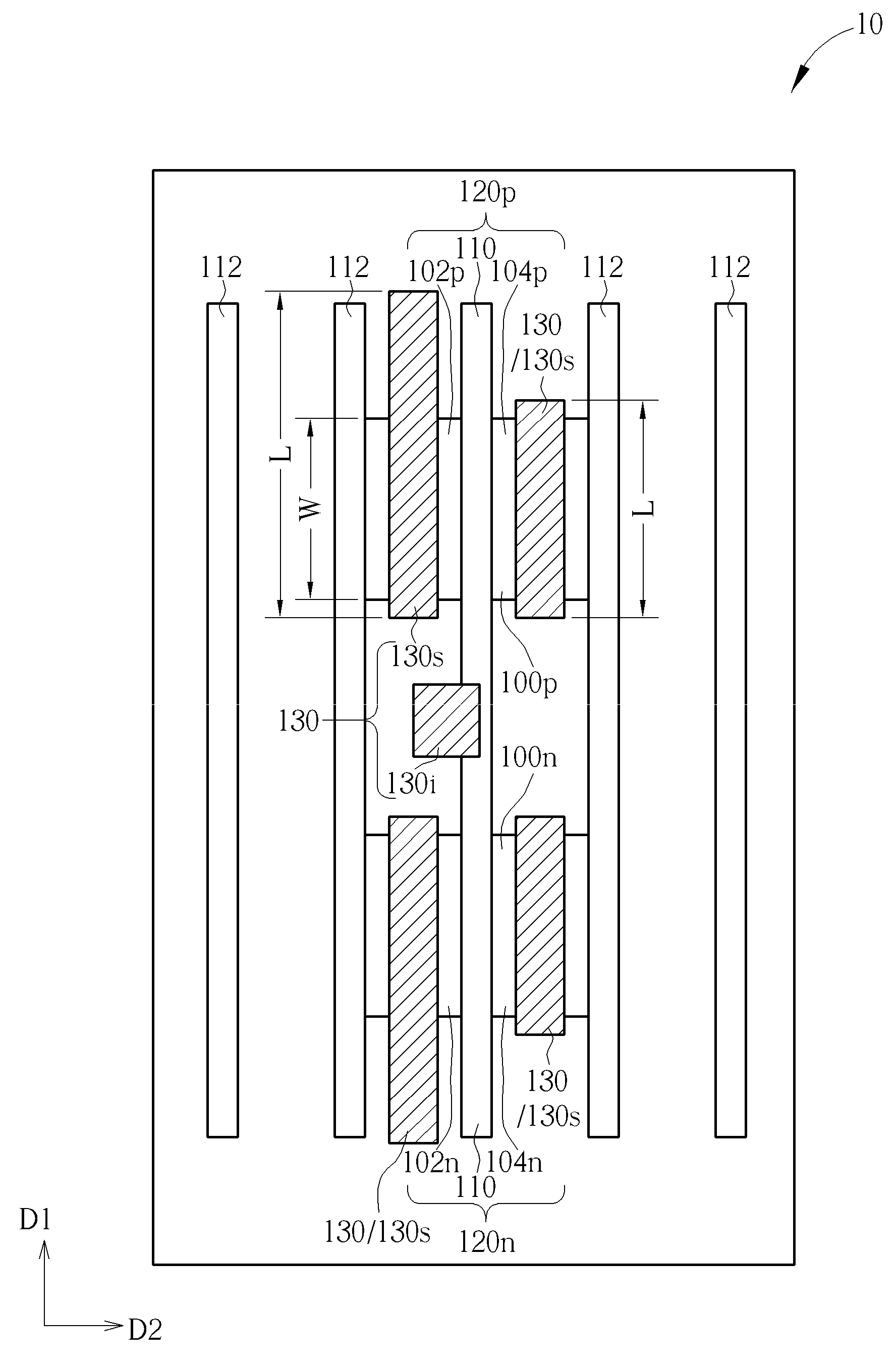 Semiconductor integrated circuit layout structure