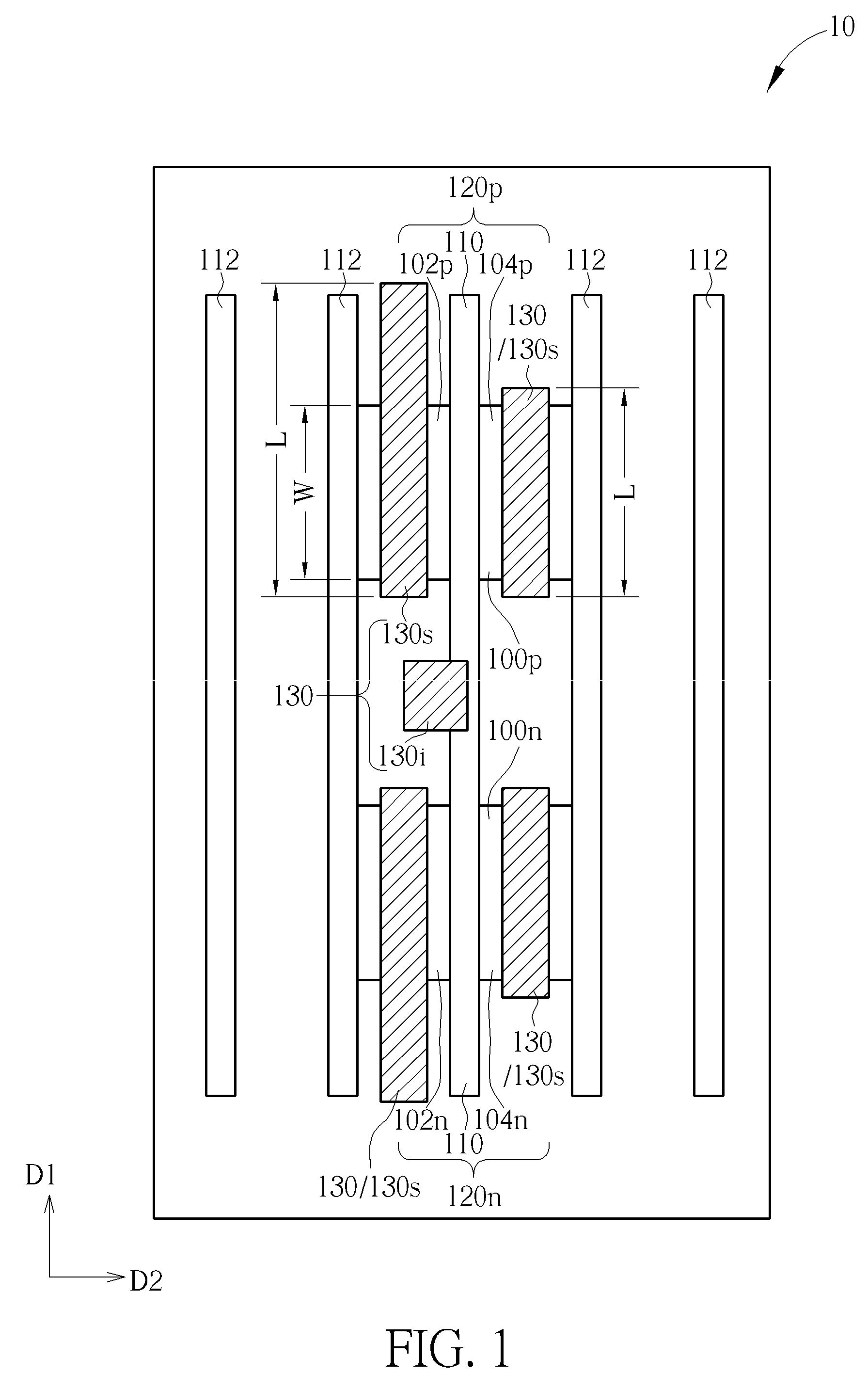 Semiconductor integrated circuit layout structure