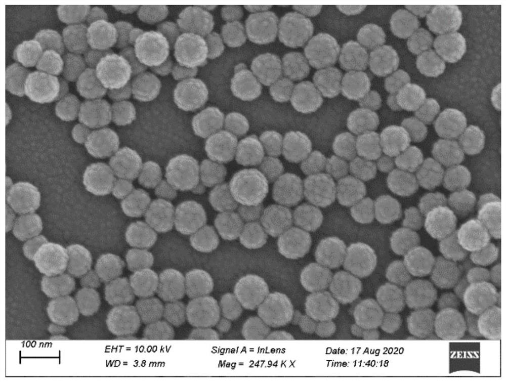 Polystyrene latex microspheres and preparation method thereof