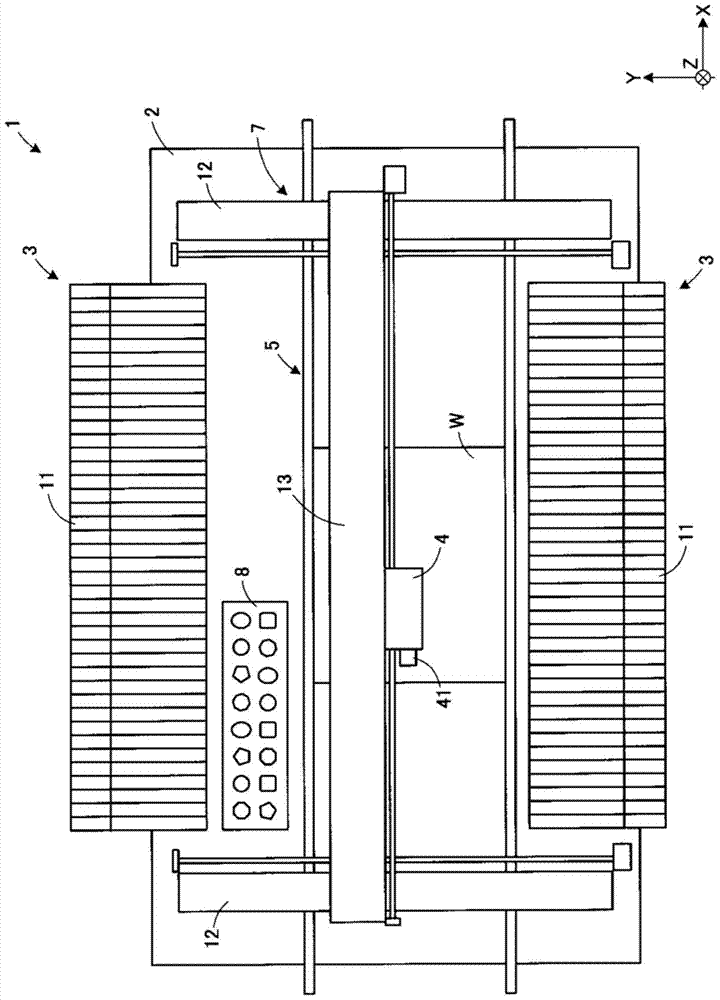 Parts mounting device and parts mounting method