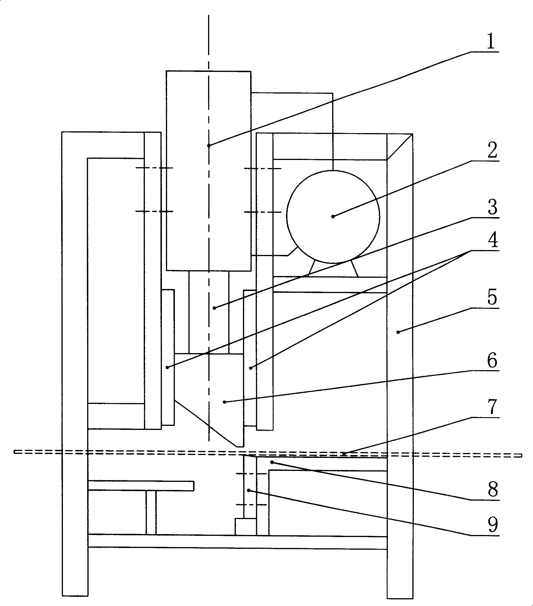 Steel bar hydraulic pressure cutting machine