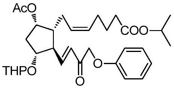 A kind of method of synthesizing tafluprost