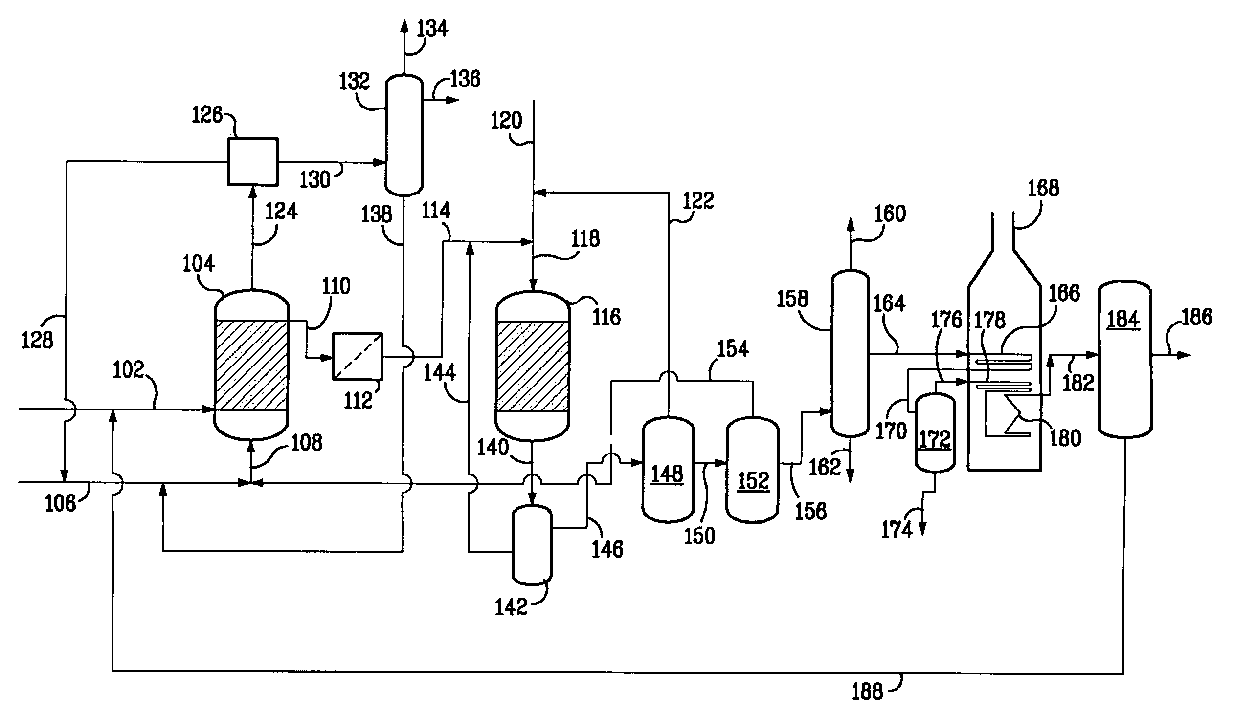 Process and apparatus for using steam cracked tar as steam cracker feed