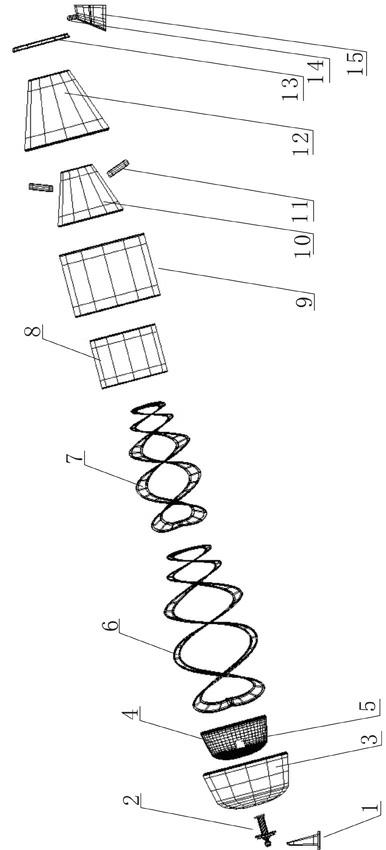 Double-layer mixing device