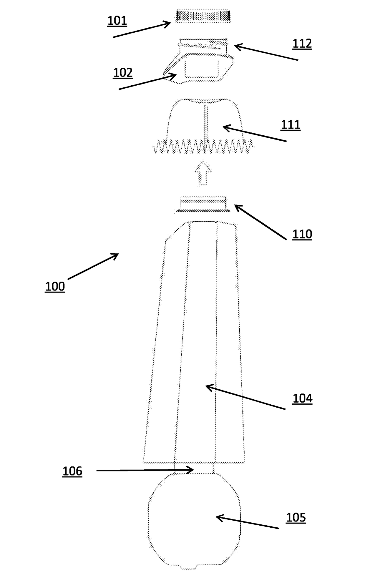 Compostable single-use beverage container and associated mechanism for sealing the container