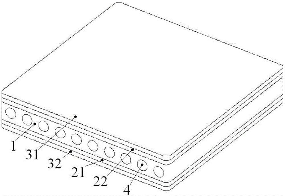 Flat electrode supported ceramic electrolyte battery and preparation method thereof