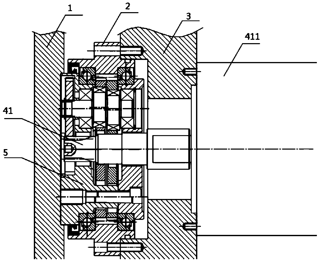 Integrated robot joint structure