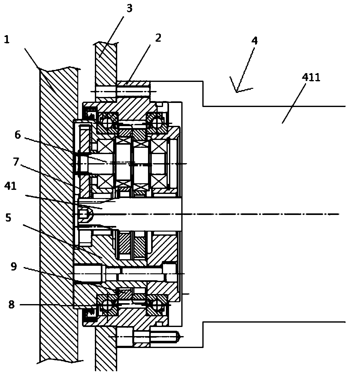 Integrated robot joint structure