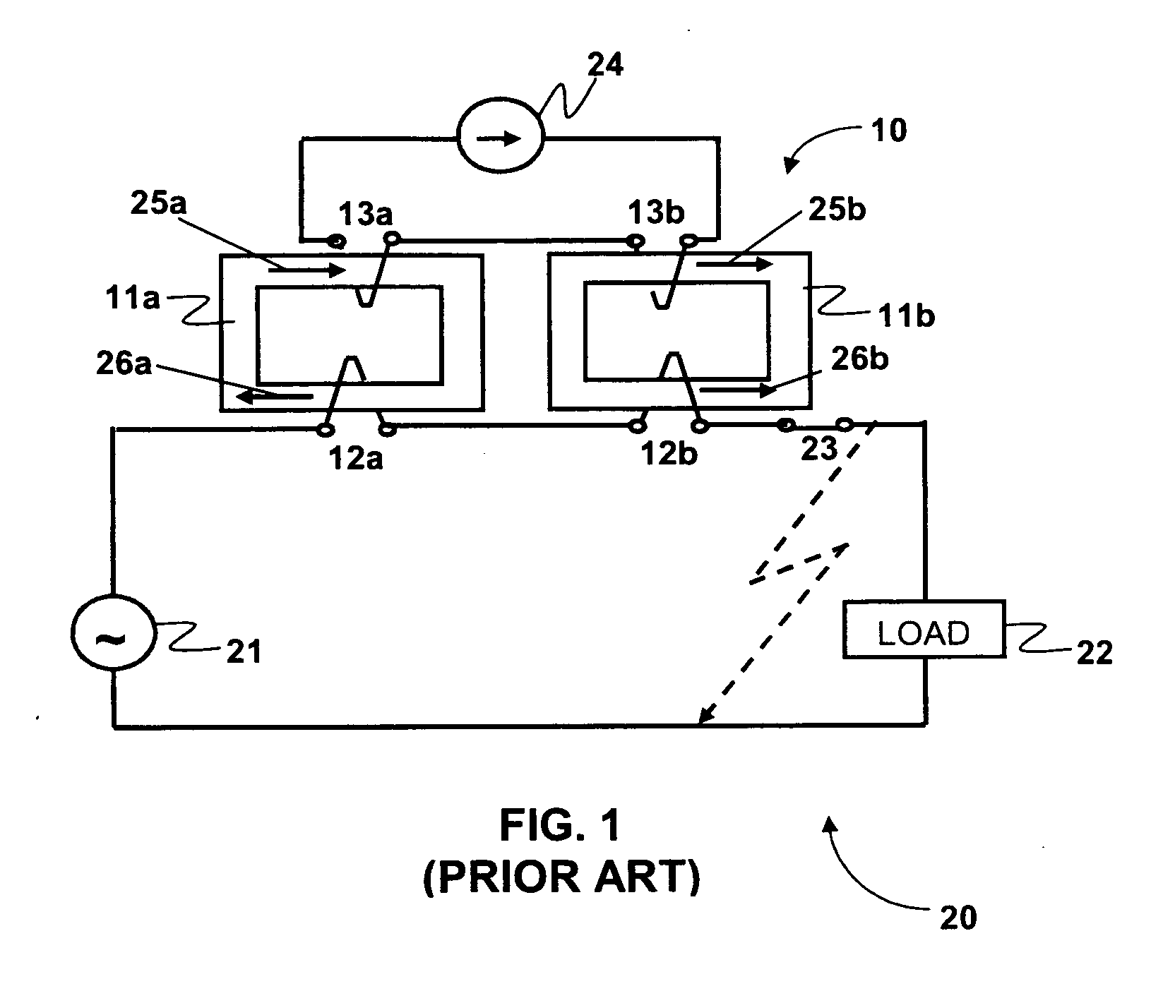 Fault current limiter with saturated core