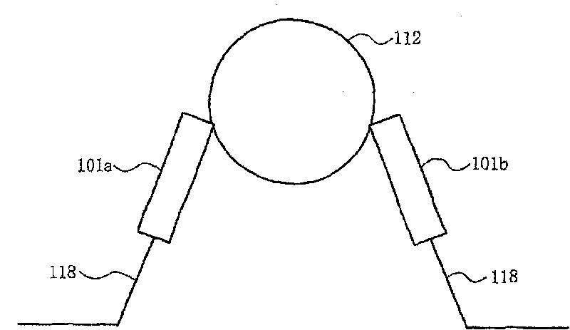 Foreign matter removing device of roller