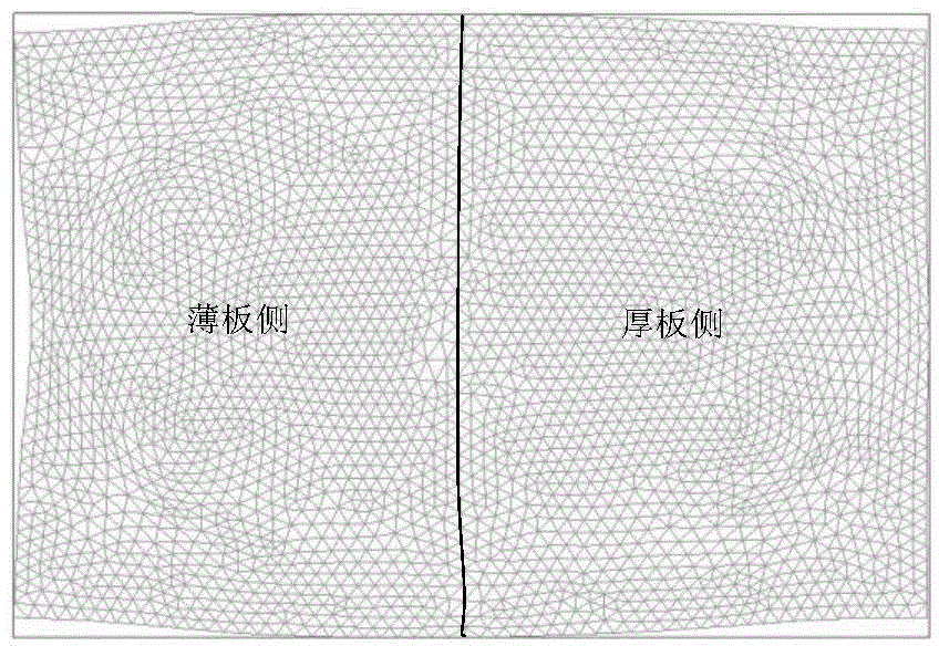 Method for rapidly predicting welding seam movement in deep-drawing forming process of laser tailor-welded blank