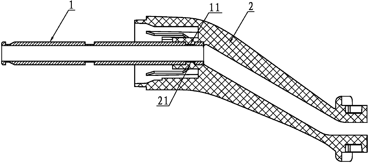 Car light handle with firm structure