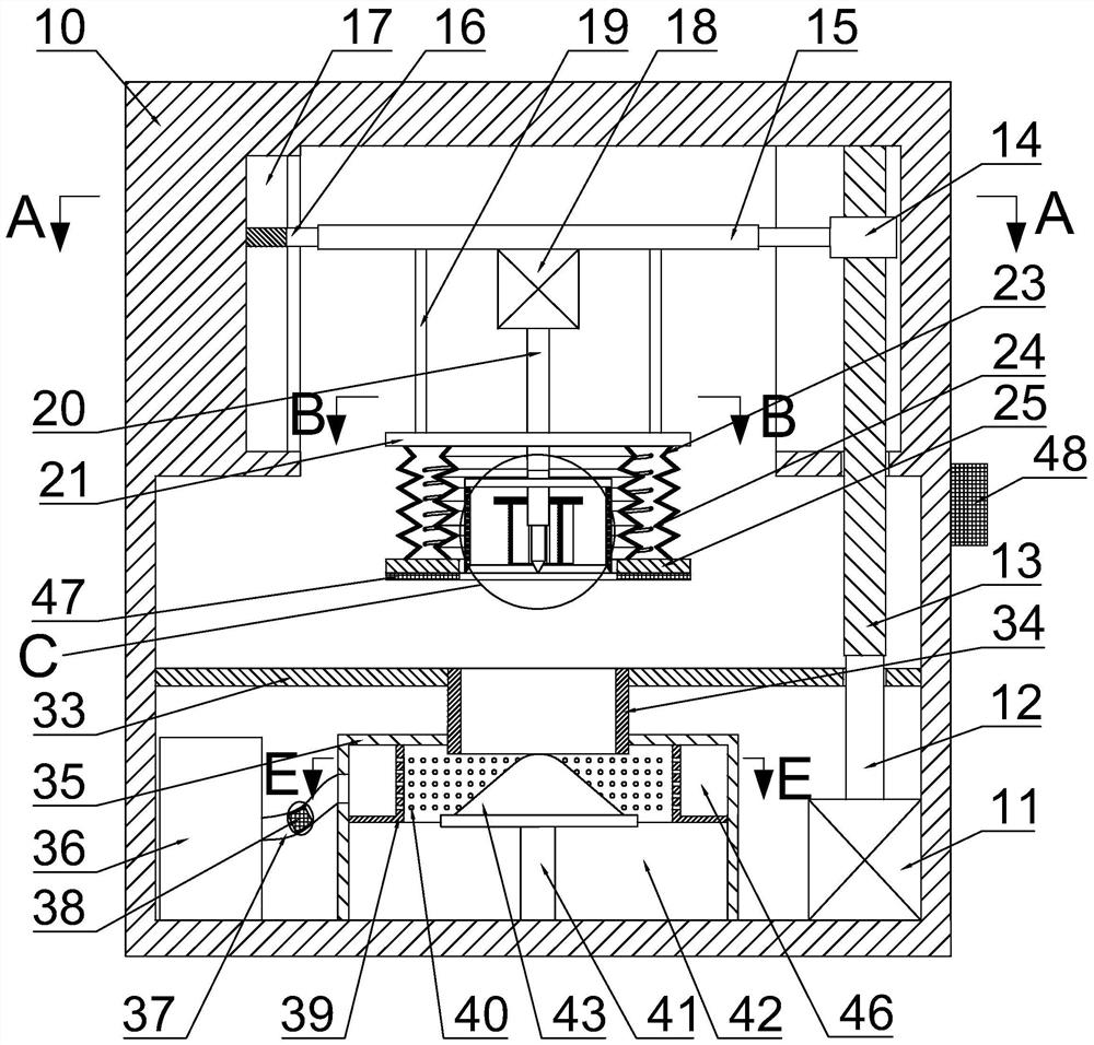 Large shock-proof spring paint spraying system