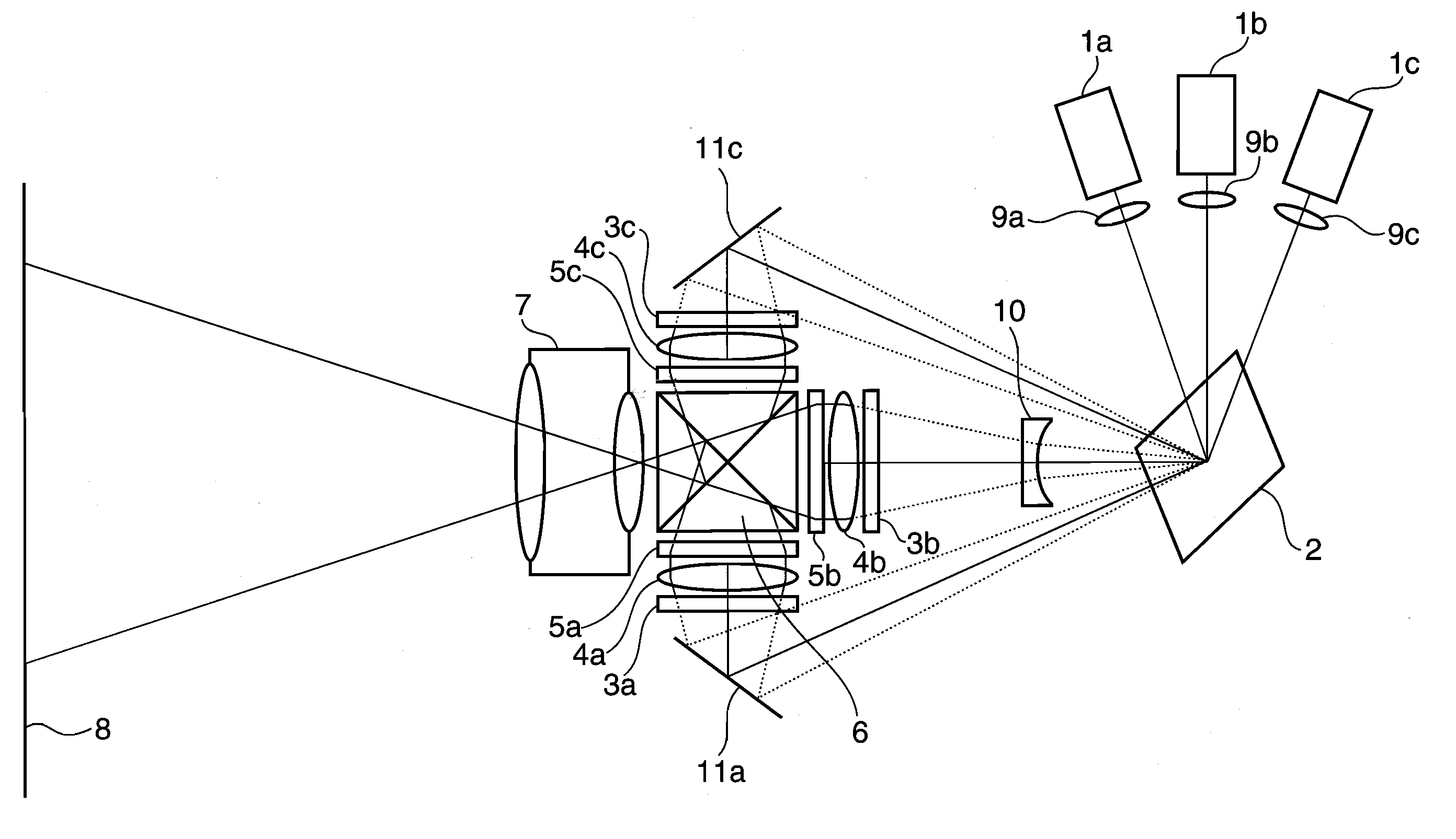 2-dimensional image display device, illumination light source and exposure illumination device