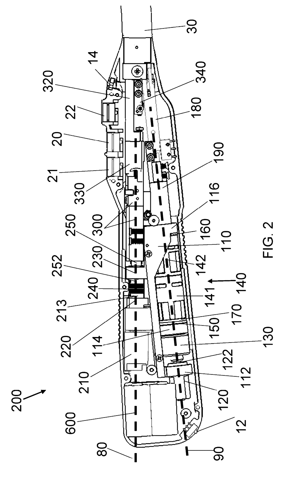 Electrically Self-Powered Surgical Instrument with Manual Release