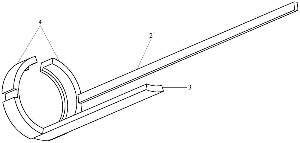 Self-ejection launching device for missile