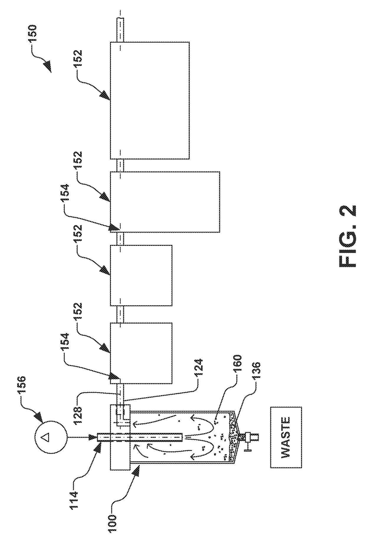 Drip leg for air handling system