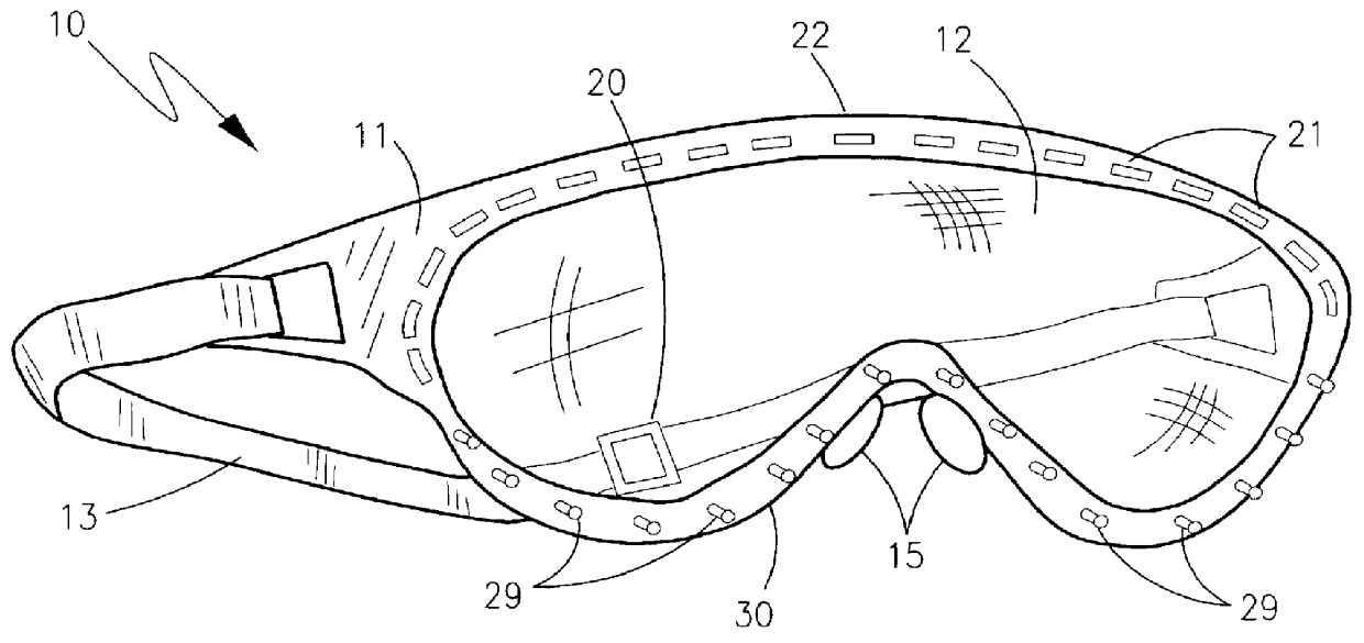 Sporting eyeglasses