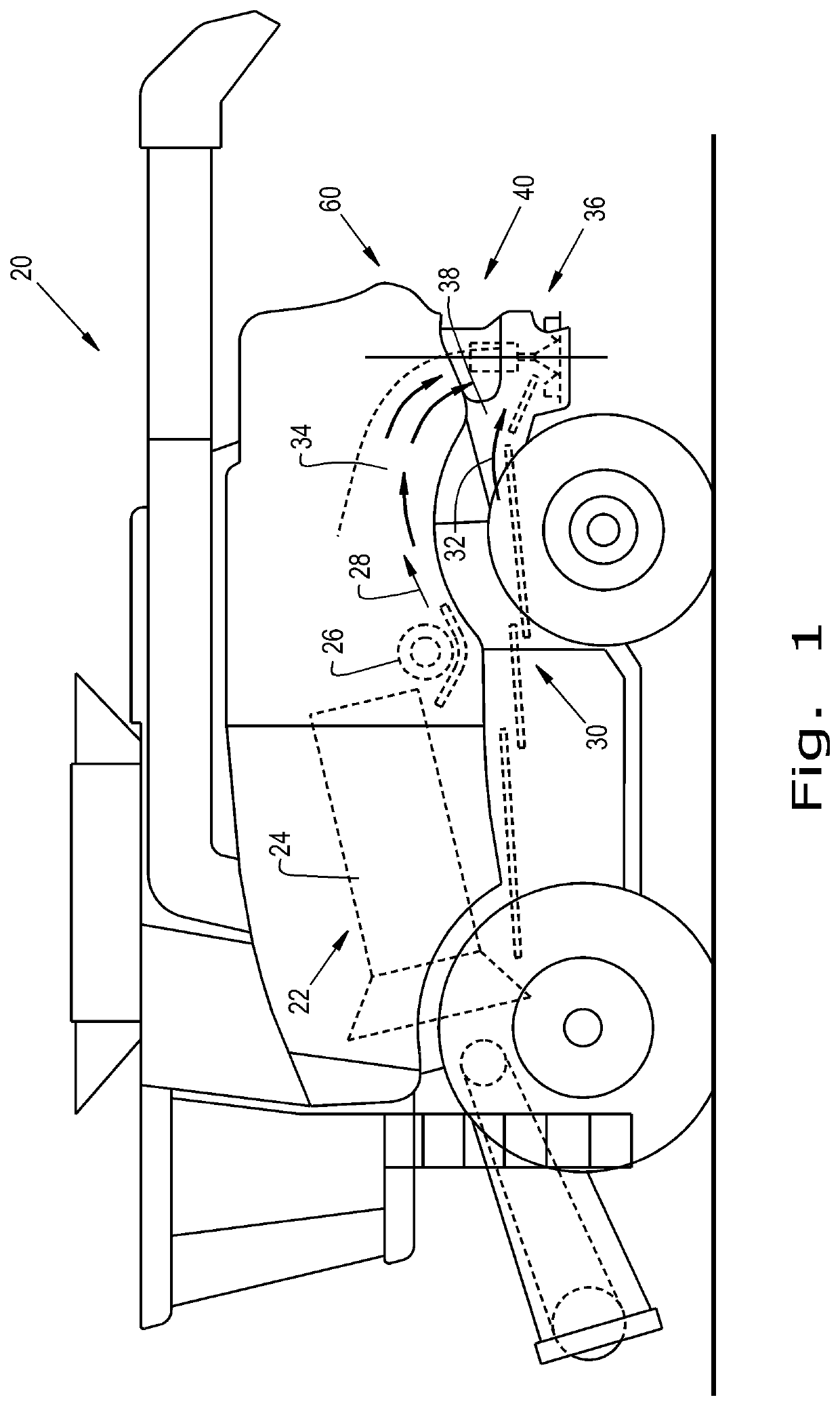 Spreader System for an Agricultural Harvester with an Oscillating Deflector