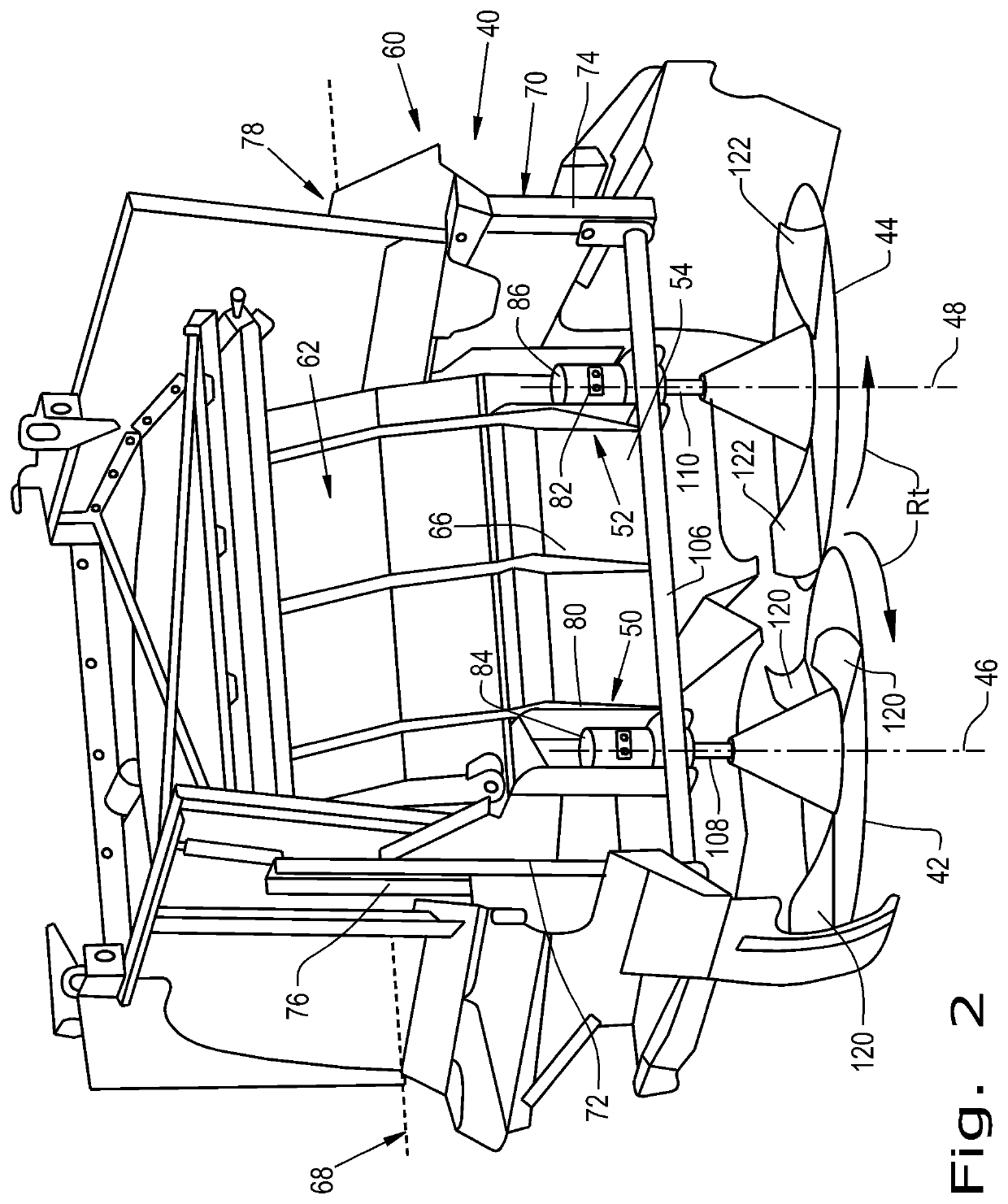 Spreader System for an Agricultural Harvester with an Oscillating Deflector