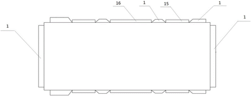 High-rise building rainwater utilization system