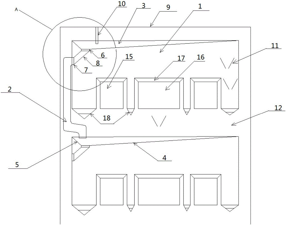 High-rise building rainwater utilization system