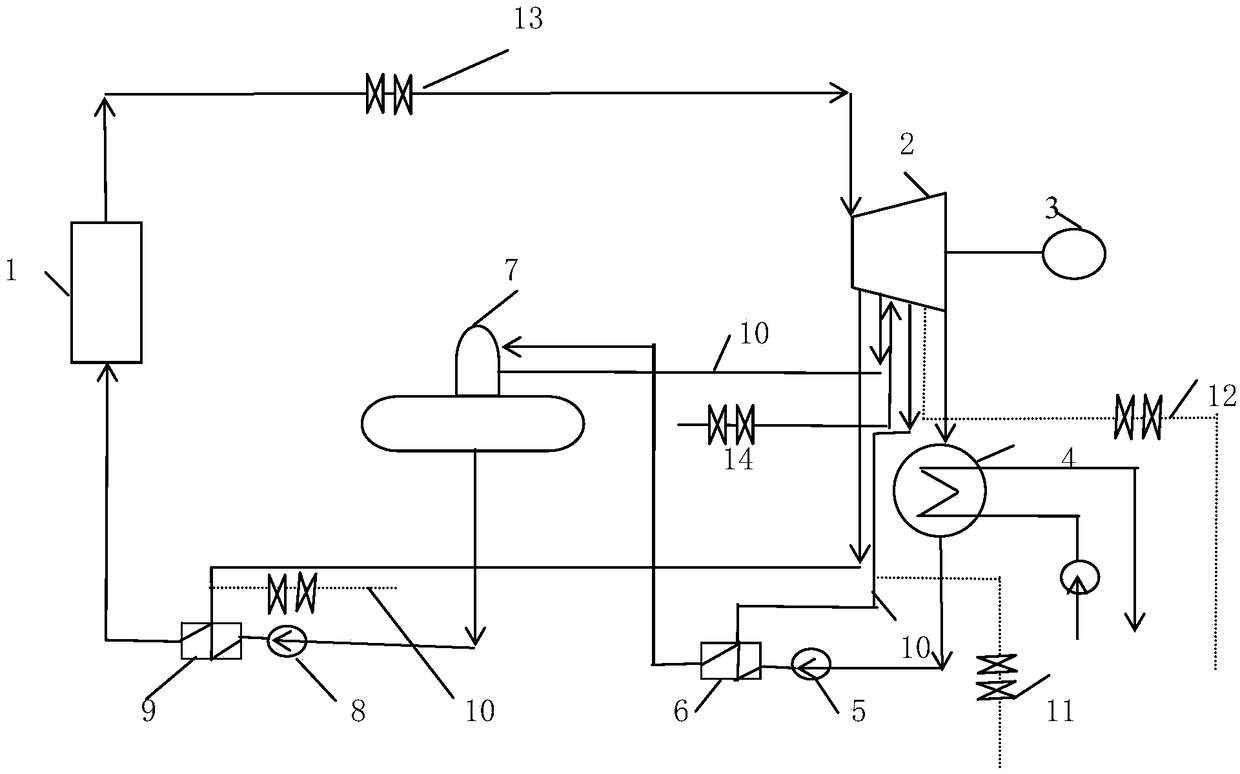 Method for solving steam turbine vibration by utilizing cylinder holding of steam turbine