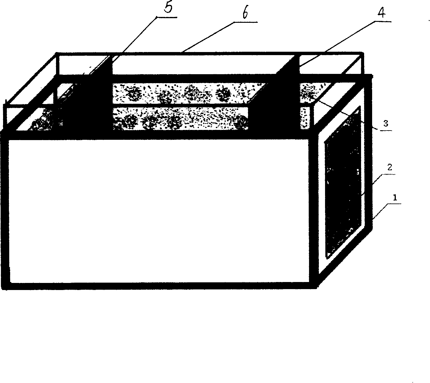 Metallurgic slag oxygen ion conductivity cell