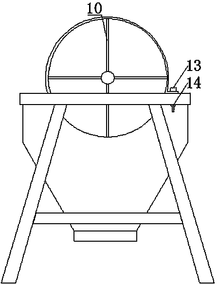 Two-stage drum screen with protecting cover and foldable rolling wheels