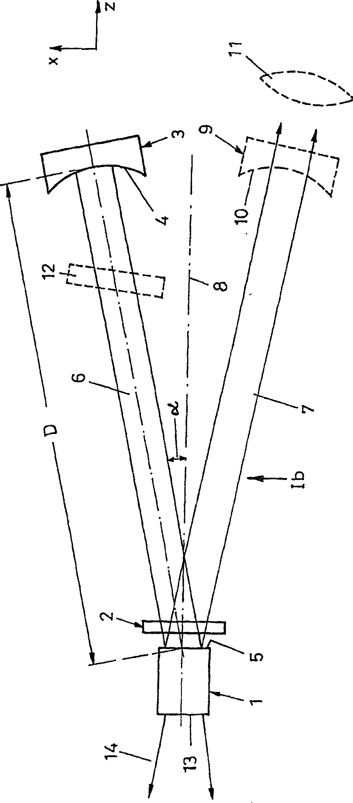 Semiconducting laser device