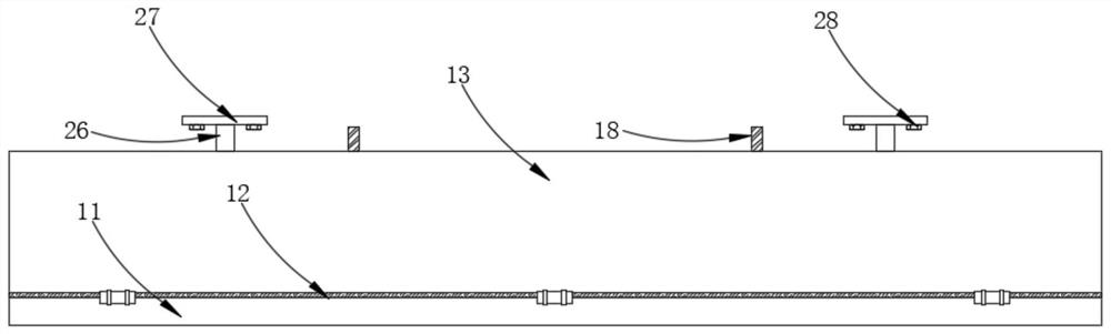 Assembly type suspended ceiling structure facilitating installation of electric curtain