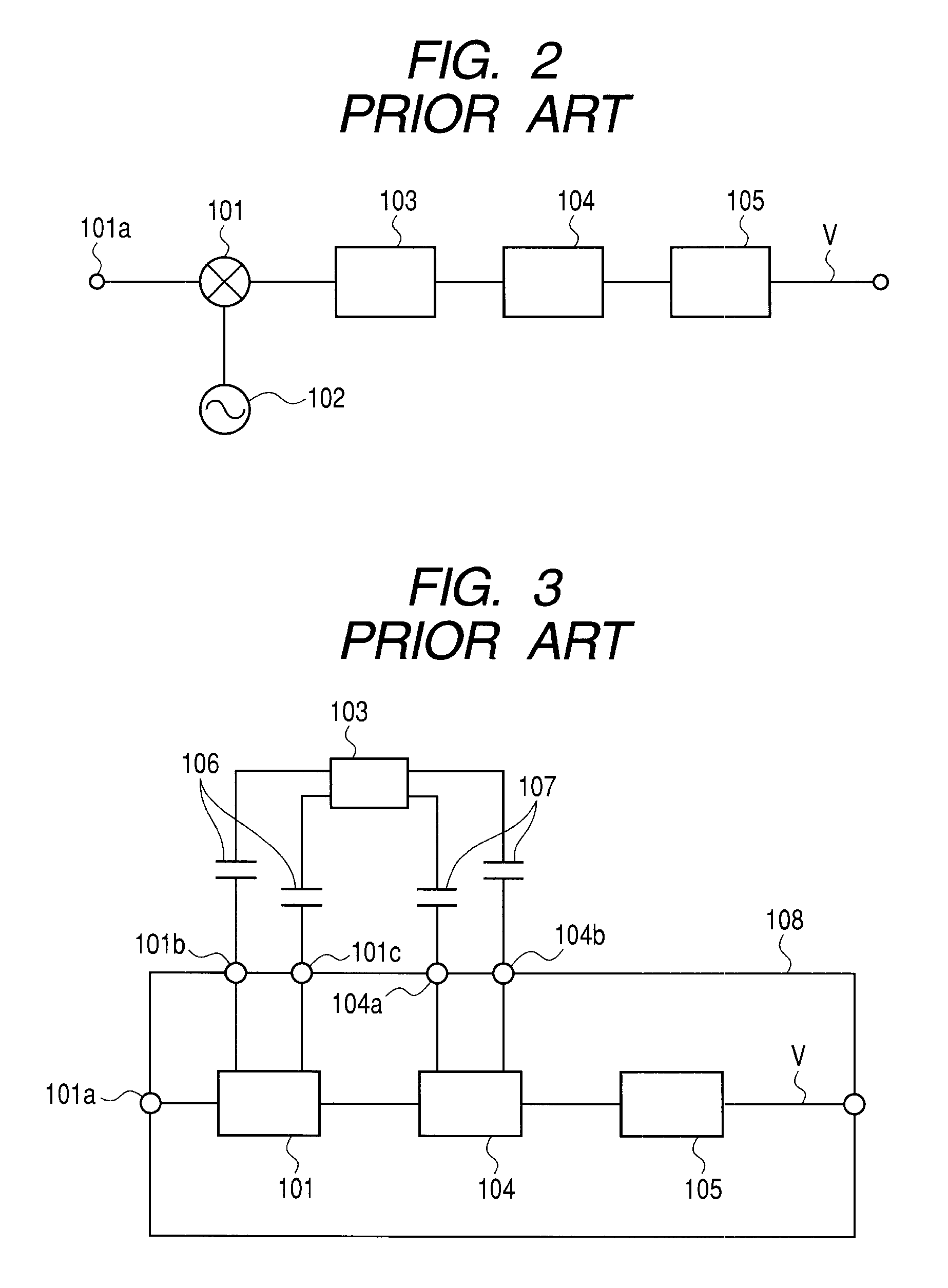 High-frequency circuit in which high-frequency filter is parallel installed to integrated circuit