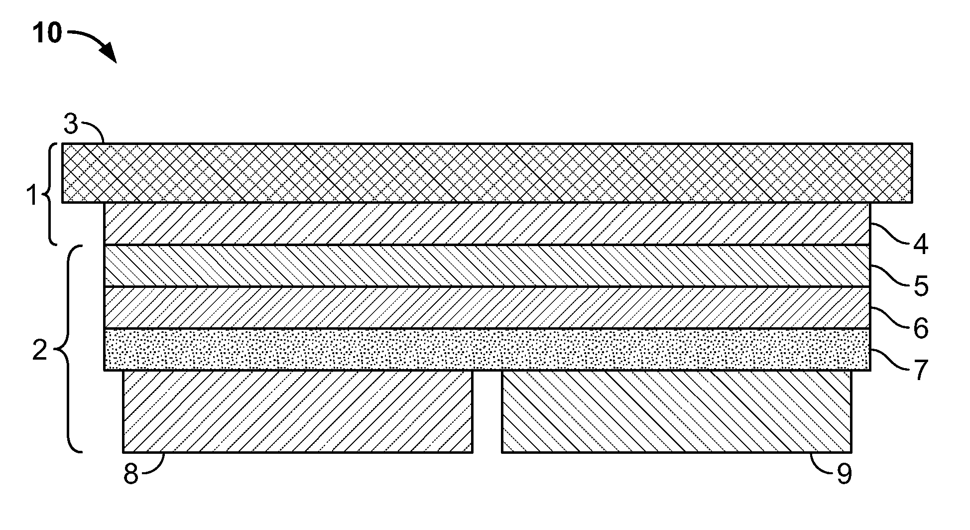 Selectively metallized heat transfer label